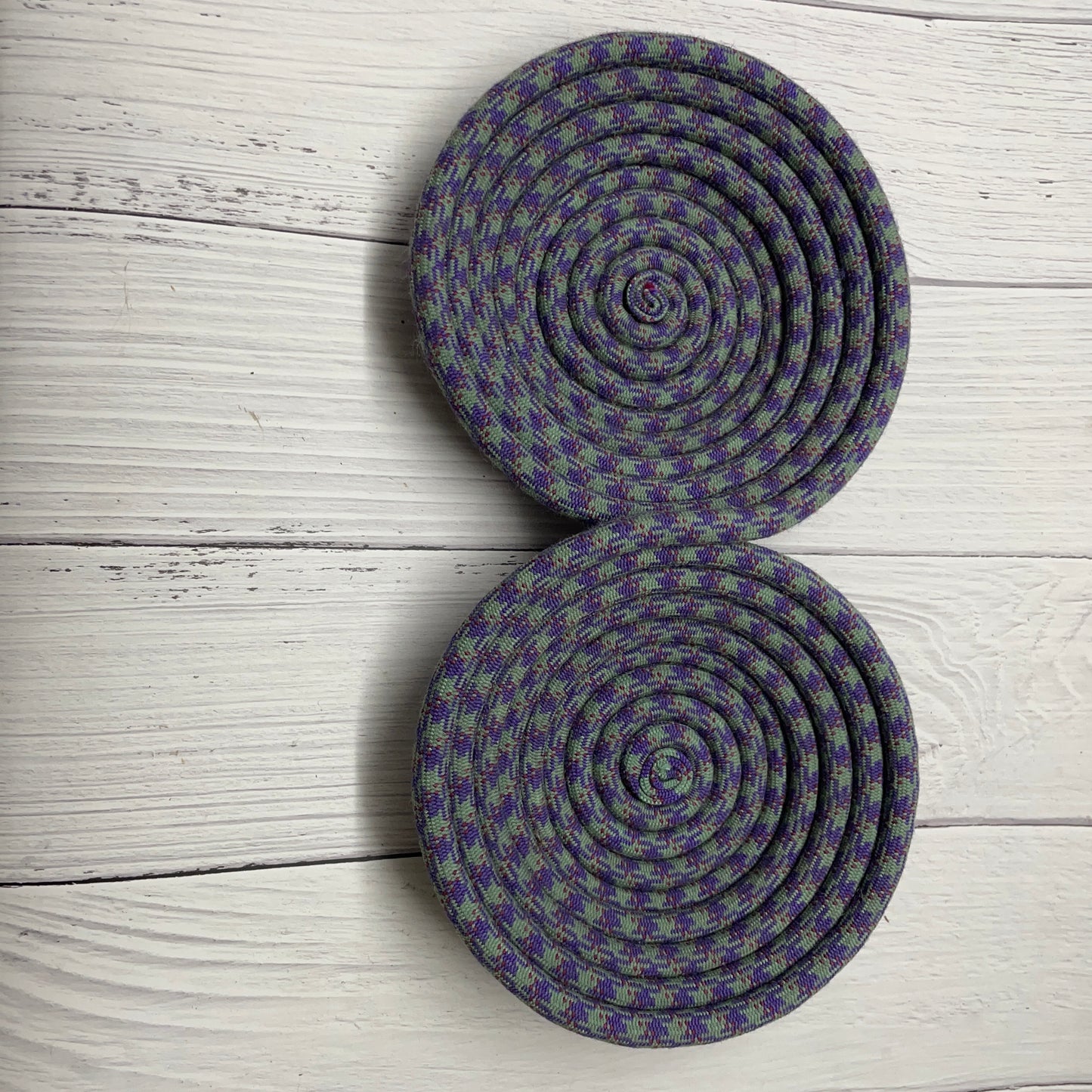 Coiled Infinity Rope Bowl | Purple