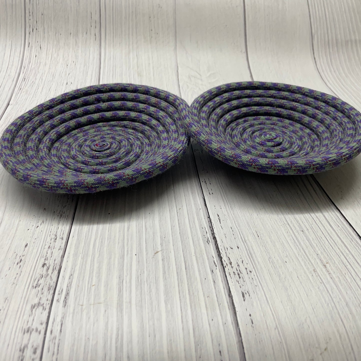 Coiled Infinity Rope Bowl | Purple