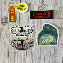 Load image into Gallery viewer, Rock Climbing Build Your Own Sticker Pack