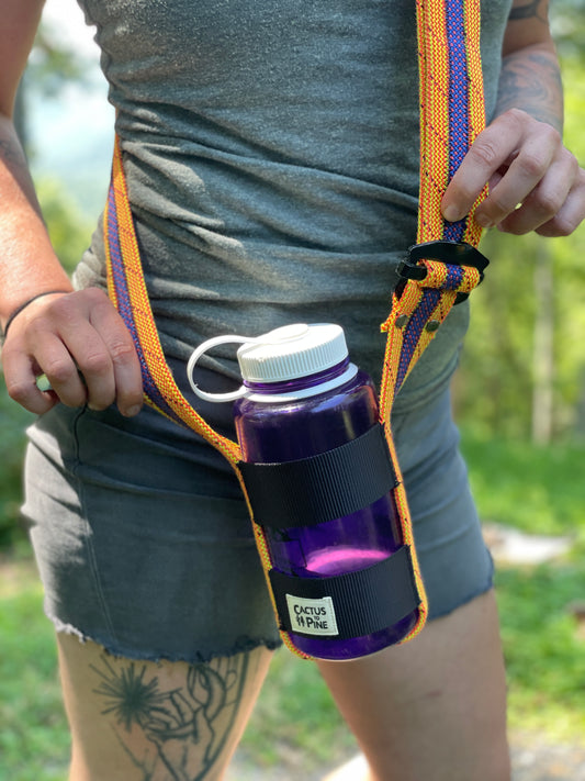 Purple & Gold | Bottle Sling