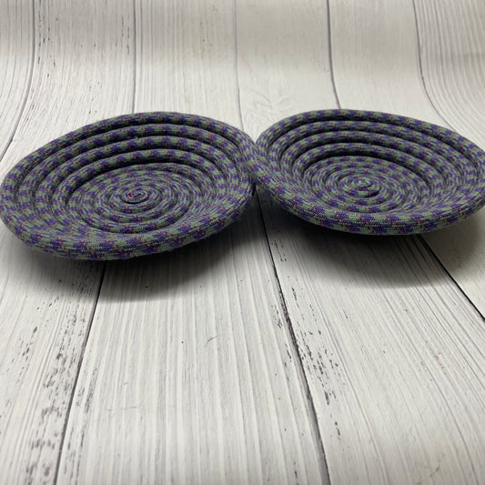Coiled Infinity Rope Bowl | Purple