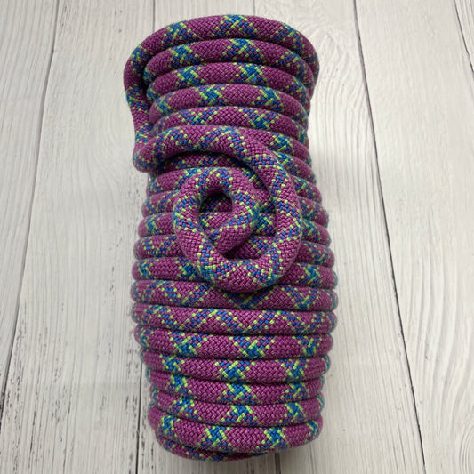 Upcycled Rope Flower Vase | Purple Jam