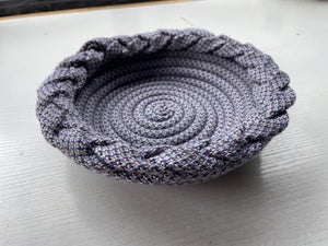 Braided Bowl - Purple