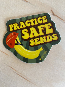 Safe Sends Climbing Sticker