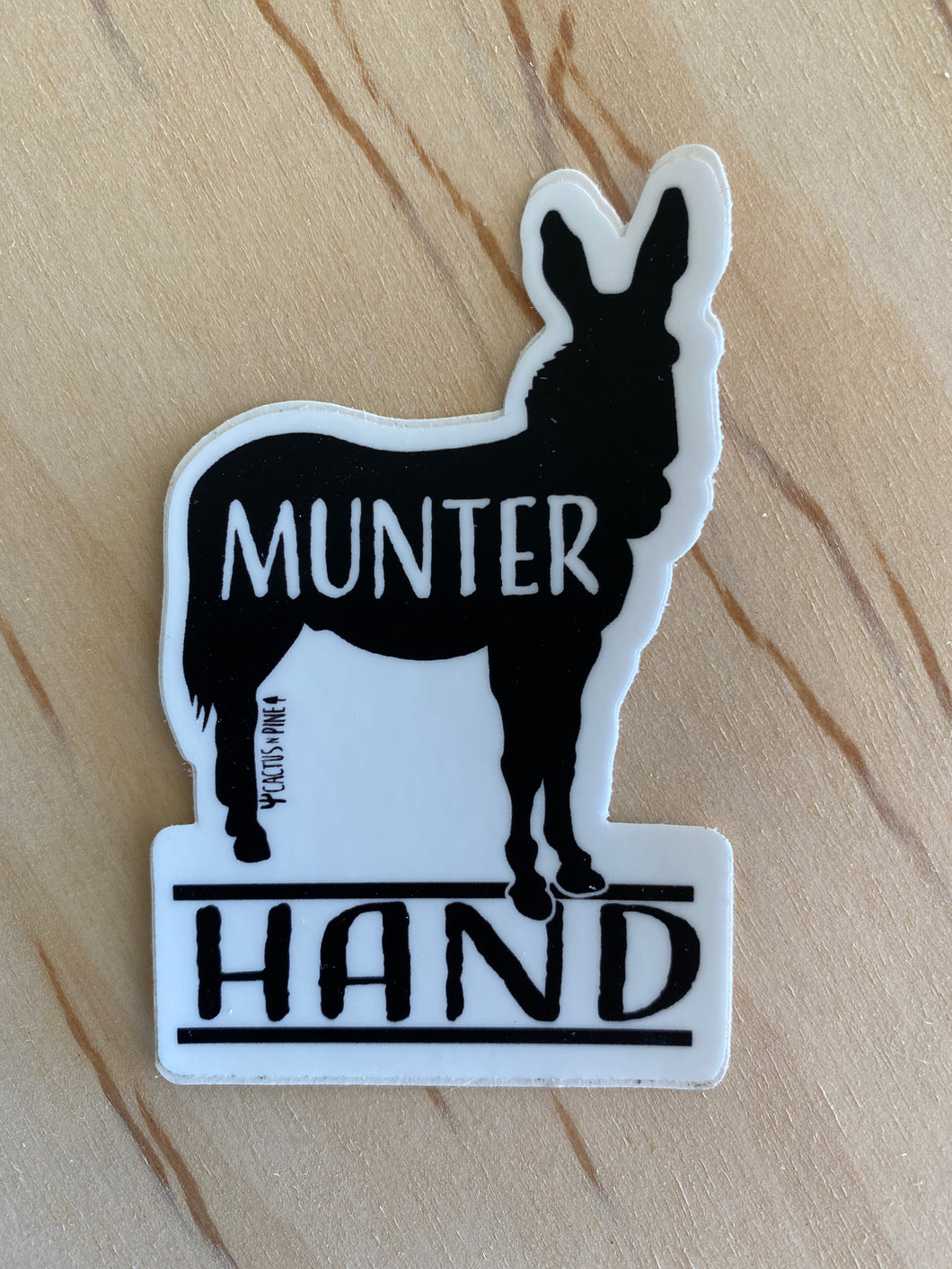 Munter Mule Overhand Climbing Sticker