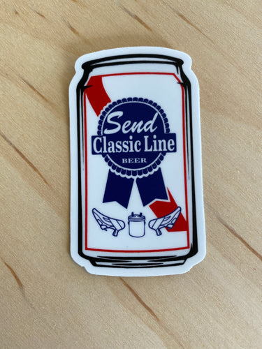 Send Beer Climbing Sticker